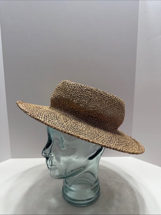 Broner Accessories - Woven Straw Sun Hat - Natural Tan